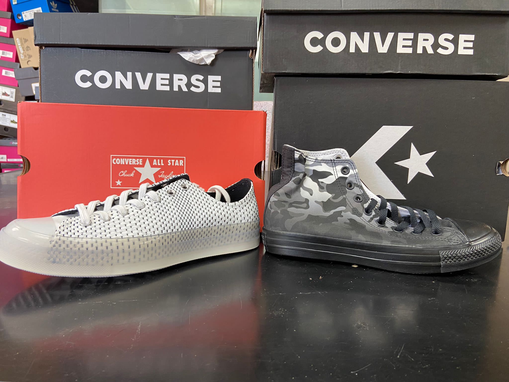 converse high top platform sneakers