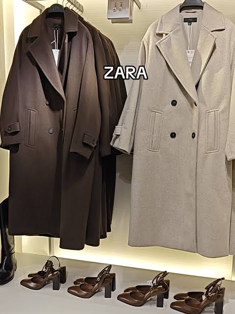 zara clothing coats