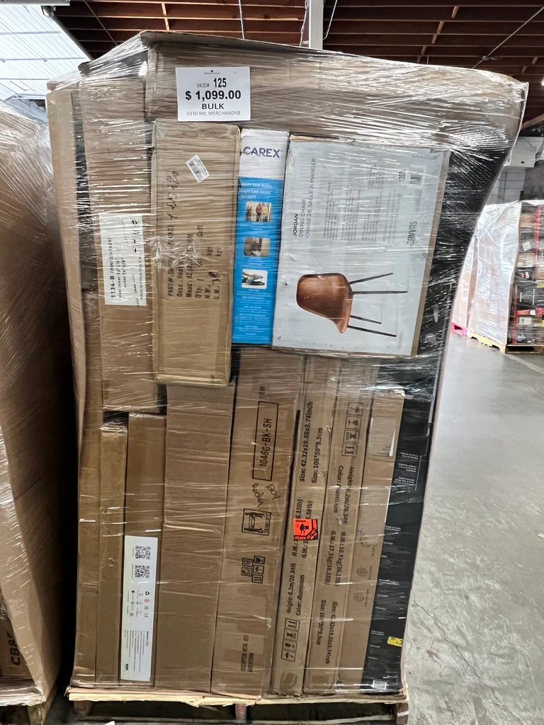 general merchandise pallet auctions