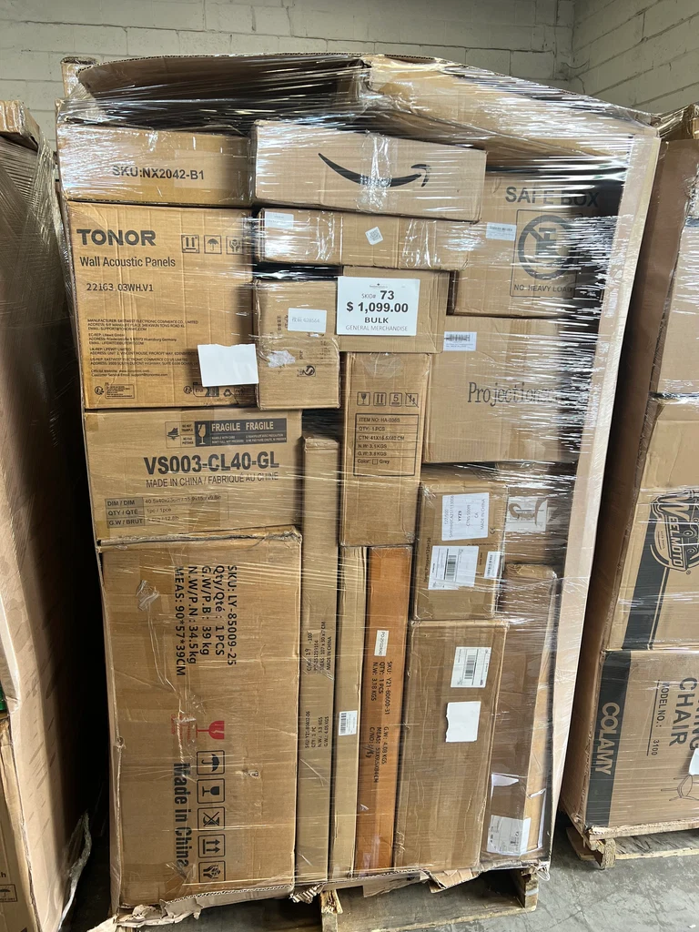 general merchandise pallet auctions