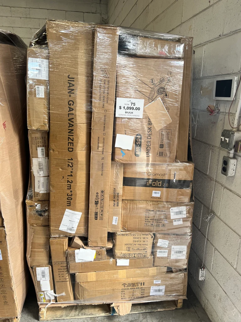 walmart general merchandise pallets