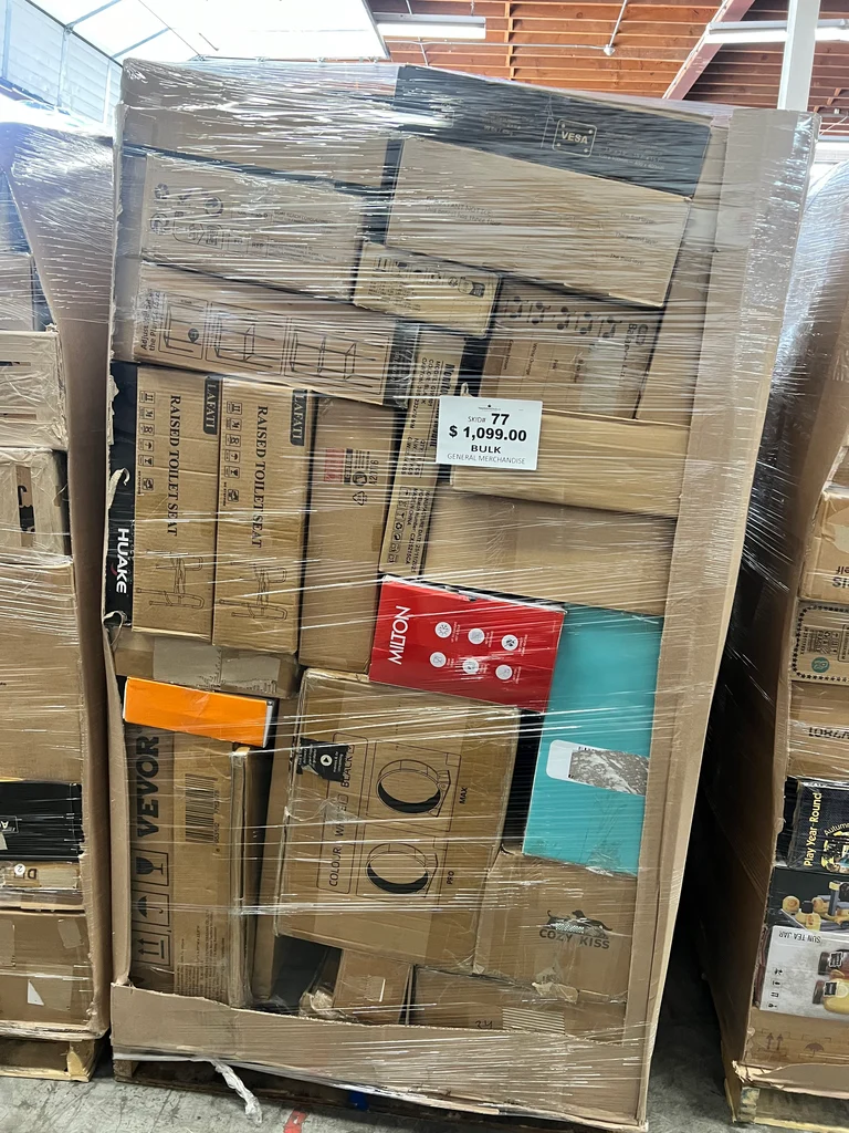 general merchandise pallets for sale