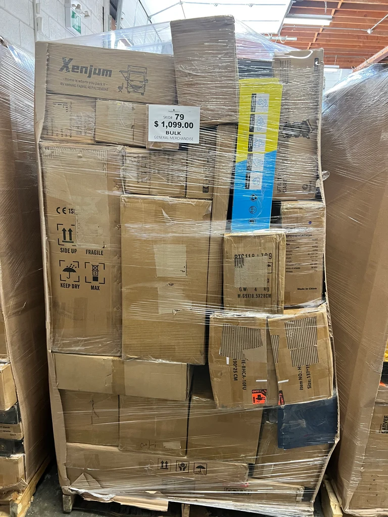 general merchandise liquidation pallets